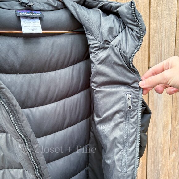 Patagonia Downtown Loft Parka Size Medium Forge Gray 600 Fill Down Puffer Jacket - Picture 7 of 17
